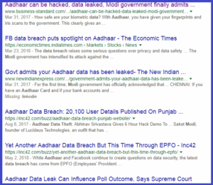aadhar data leak